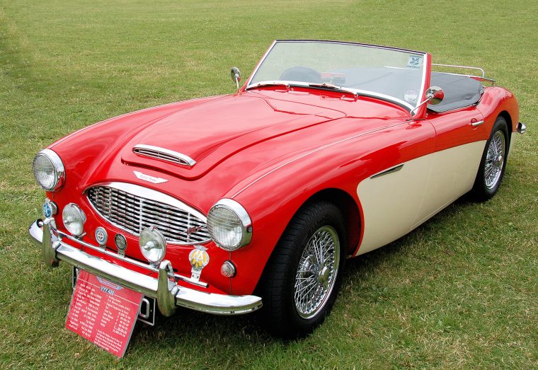 Mobil Austin Healey 100 (1956–1959): Warisan Klasik Inggris