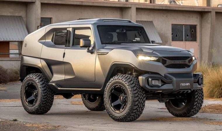 Mobil Rezvani Tank X: Kendaraan Tangguh dengan Desain Futuristik